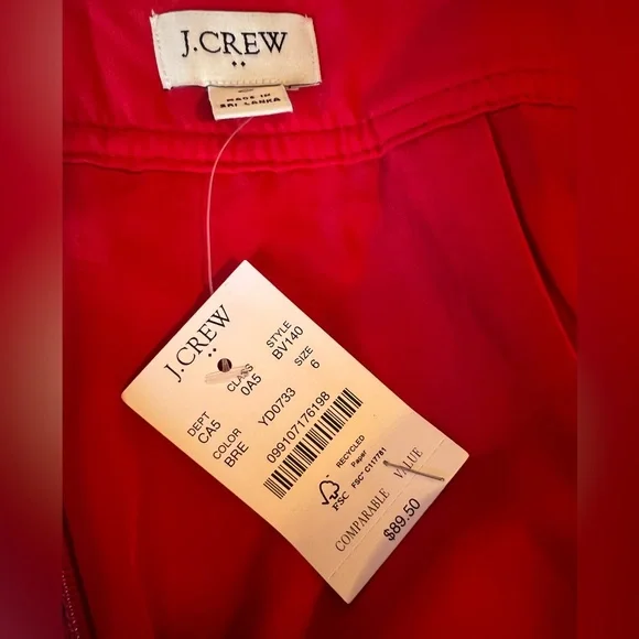 Red Tartan Plaid Skirt with broken zipper* NWT - Picture 14 of 14